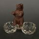 Pepper shaker with bear decoration Black Forest Black Forest early twentieth century