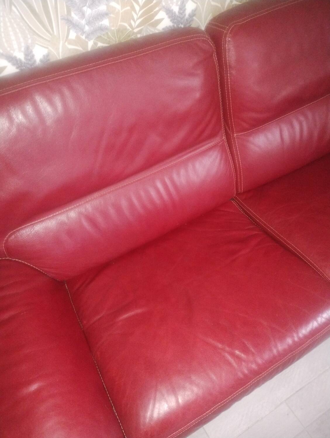 Leather sofa