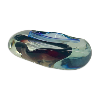 Ashtray by Jozef Hospodka for Chribska Sklarna, 1960s