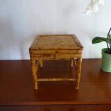 Bamboo stool 1960 vintage