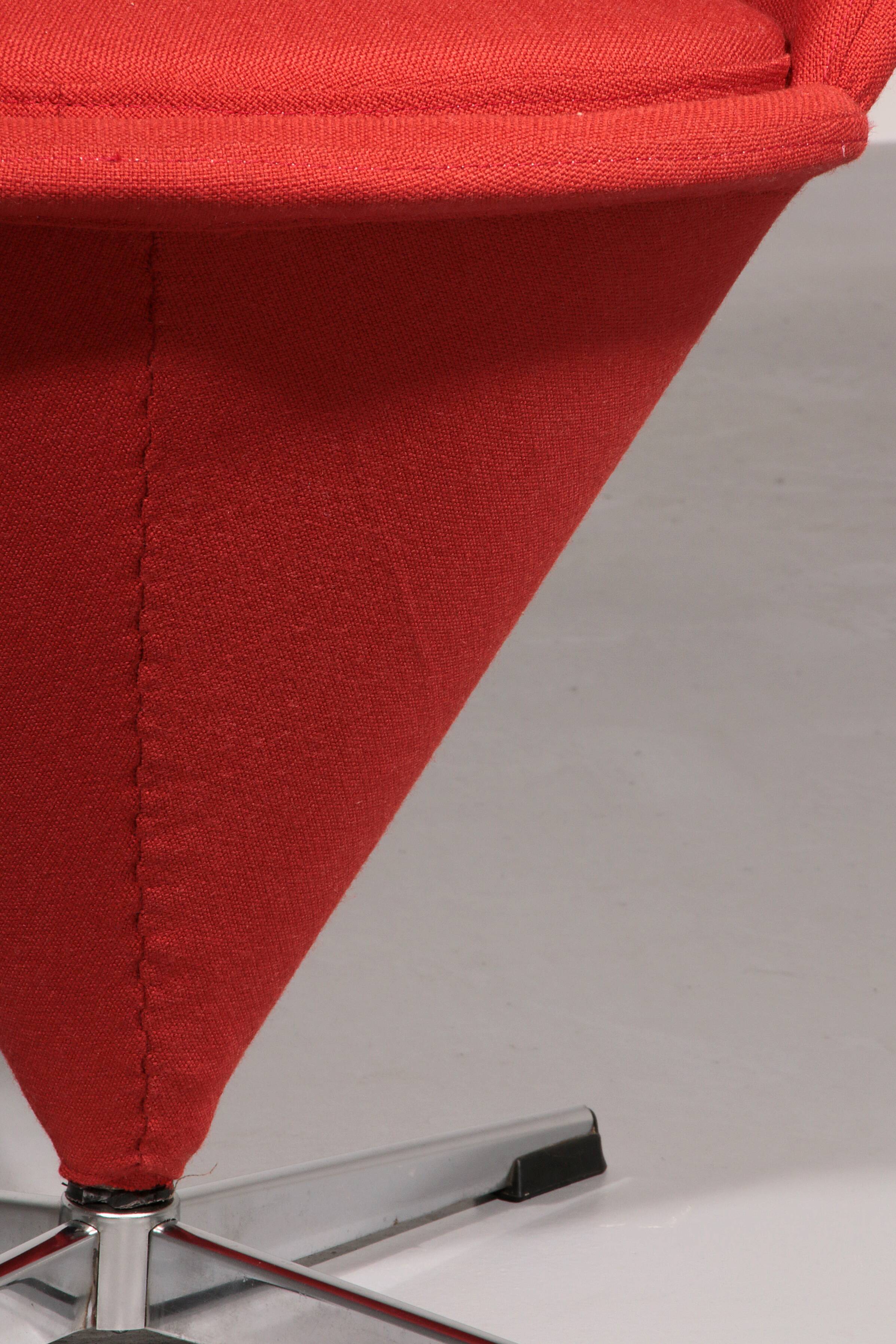 Verner Panton Model Cone K1 Chairs by Plus Linje 60s