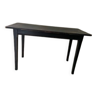 Black patinated table