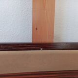 Ebony veneer dressing table with mirror, 1970s