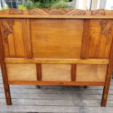 Vintage 50s oak headboard
