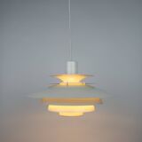 Danish vintage pendant lamp Verona by Kurt Wiborg, Jeka, 1980s