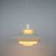 Danish vintage pendant lamp Verona by Kurt Wiborg, Jeka, 1980s