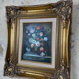 Still Life late 19th century A.Vianni Oil on Wood