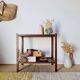 Small antique wooden side table