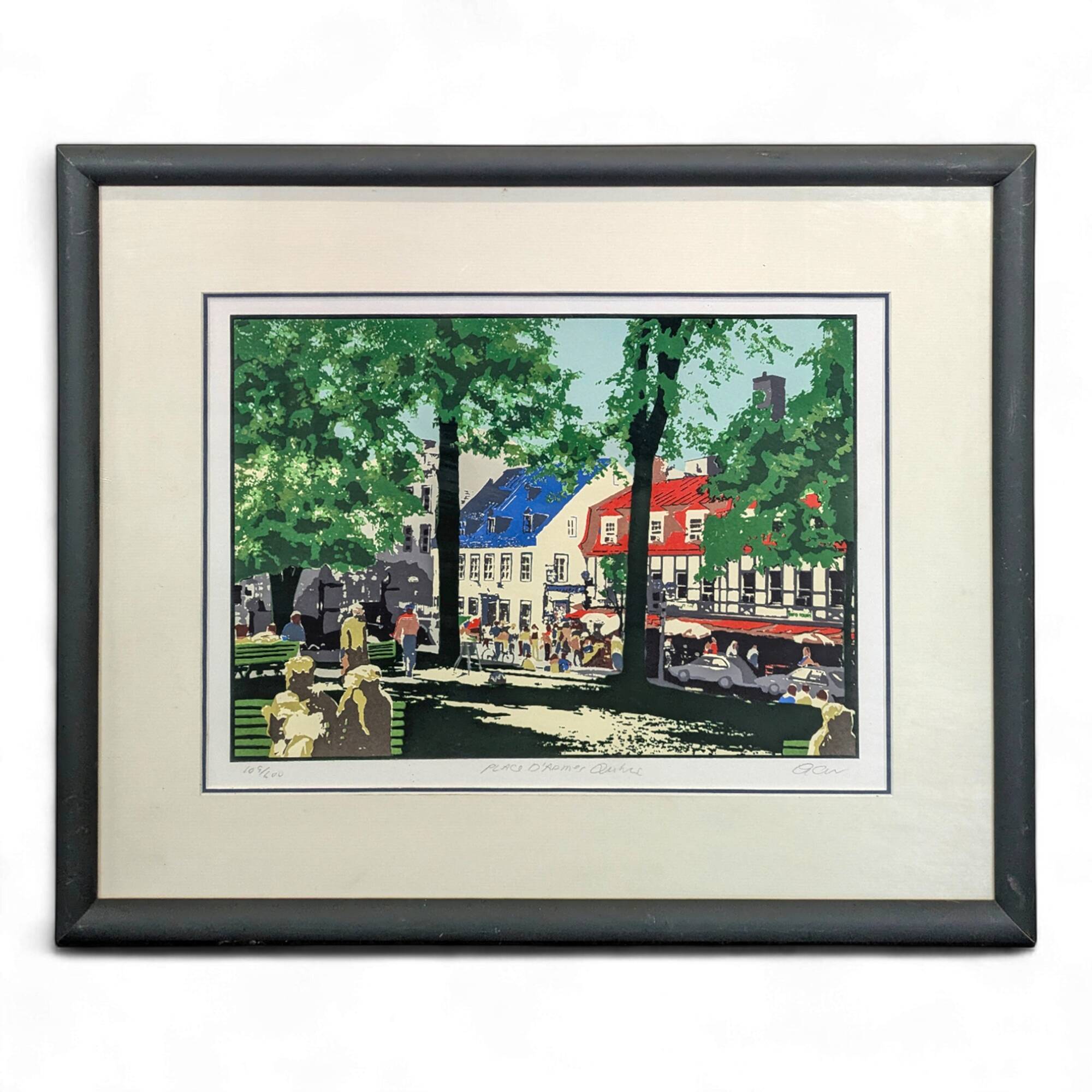 Tableau of Place d'Armes, Quebec