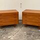 Pair of Scandinavian teak chests of drawers 1960