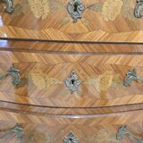 Louis XV style chest of drawers in rosewood