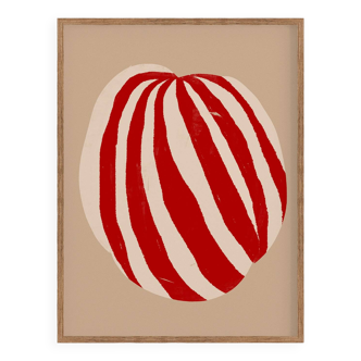 Abstract stripes giclee print, 50x70cm