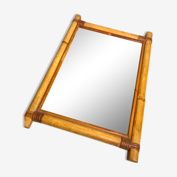 Miroir rotin