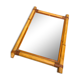 Rattan mirror