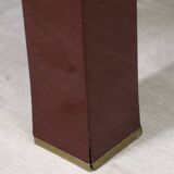 Vintage Jean-Claude Mahey coffee table in lacquered wood and brass, 1970