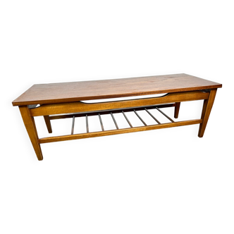 Mid Century Retro Vintage Teak Coffee Table 1960