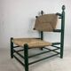 Fauteuil bas en paille de jonc français dans le style de Charles Dudouyt, années 1950