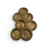 Lot de 7 Coupelles Vintage en Laiton – Déco Bohème & Vide-Poches