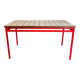 Custom dining table "steel and earthenware"