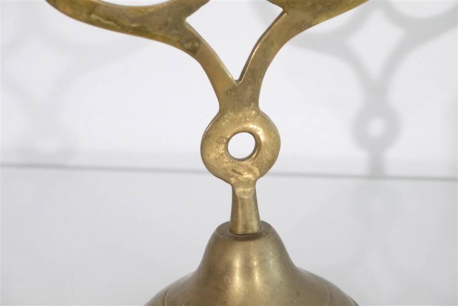 Scandinavian vintage brass candlestick