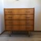Beautiful 60s honey chest of drawers in a beautiful state