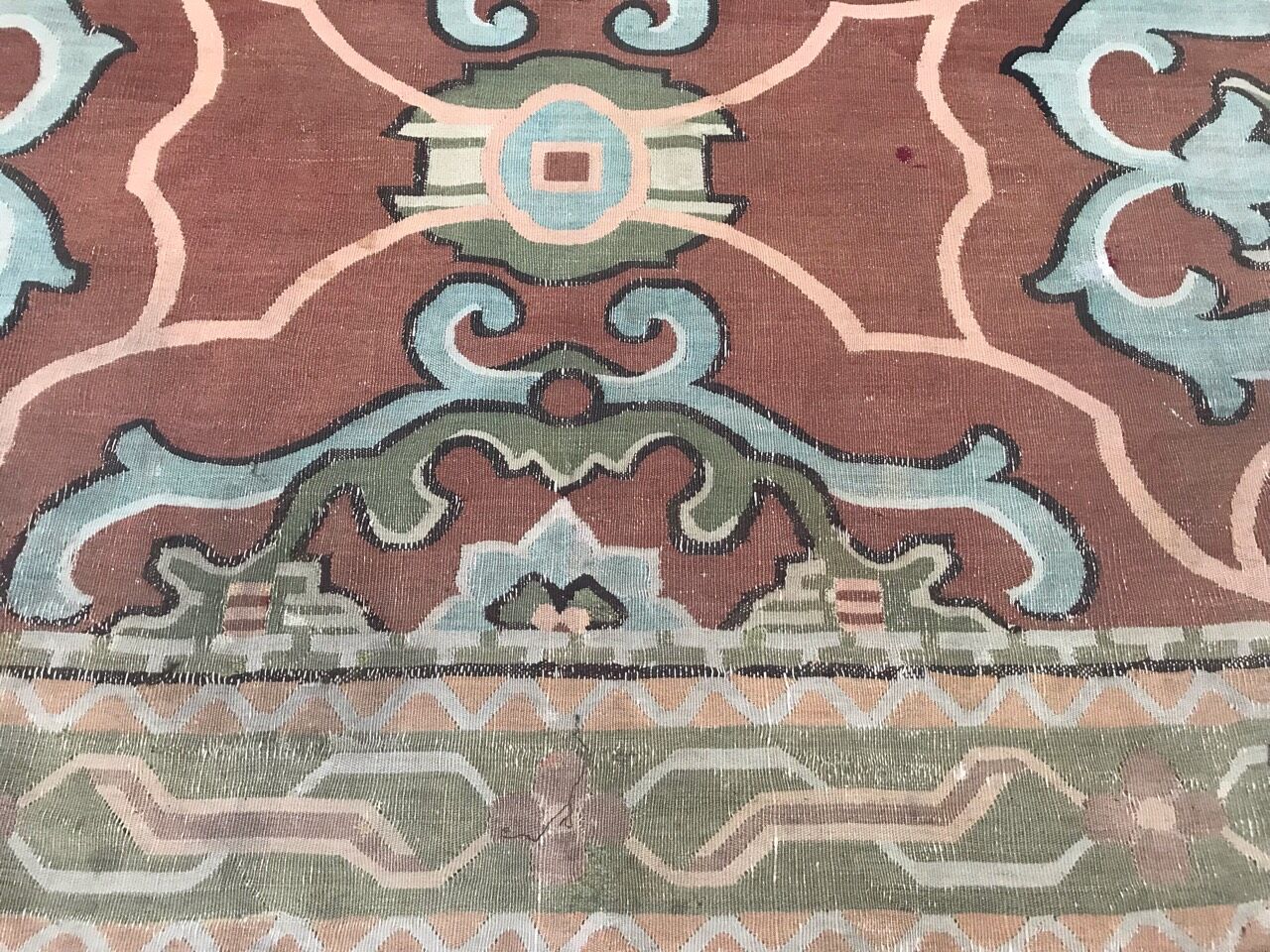Carpet Aubusson 19th hand woven 208x306 cm
