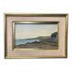 Perron charles, oil on cardboard seascape signed 20th century