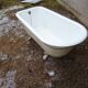 Baignoire en fonte pieds en griffes d'aigle