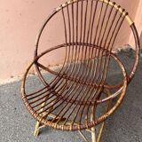 Rattan armchair