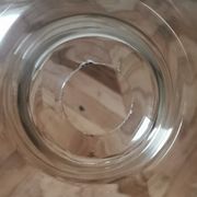 Suspension vintage globe en verre