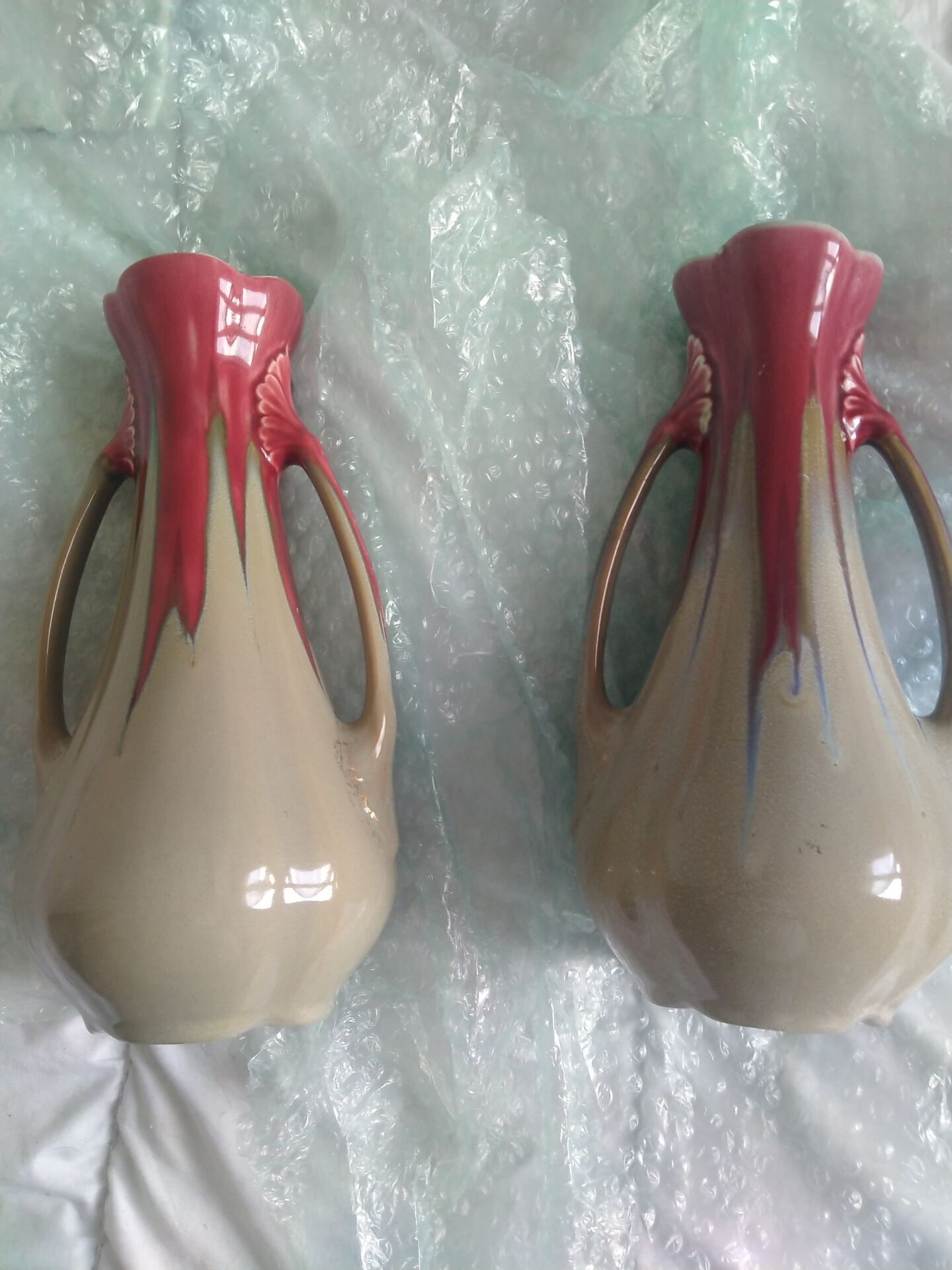 2 vases art nouveau
