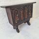 Artes de México Spanish colonial carved painted console / sideboard, 1940s