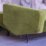 Set de salon canapé - 2 fauteuils design 1960 par Paul Geoffroy Troika Airborne