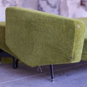 Set de salon canapé - 2 fauteuils design 1960 par Paul Geoffroy Troika Airborne
