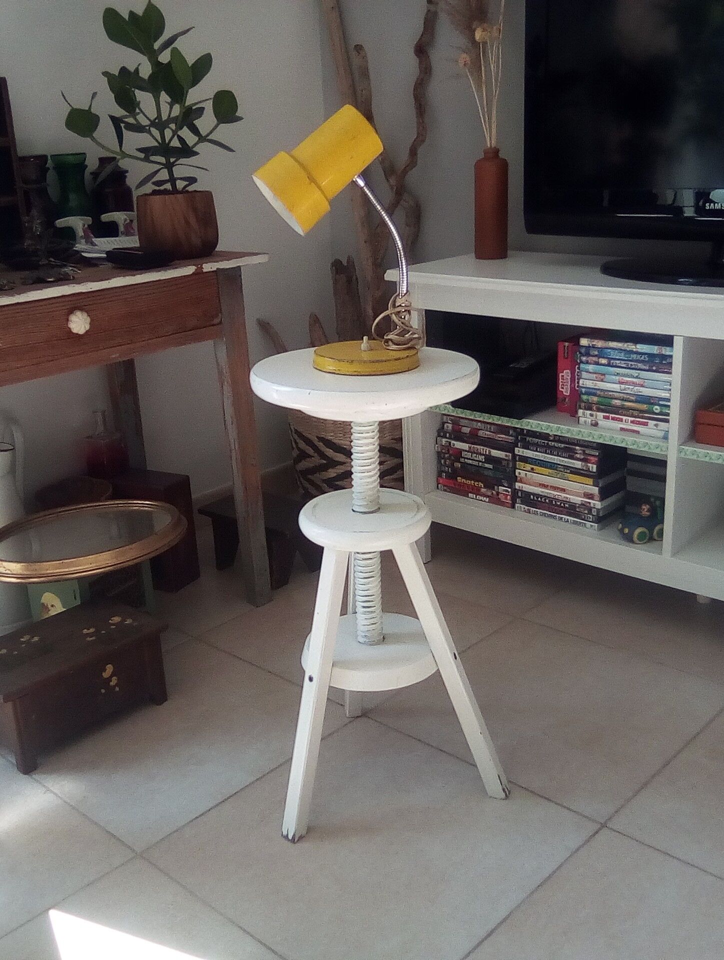 Vintage architect's stool