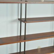 Hanging vintage wooden stick cabinet, Netherlands 1970