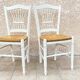 Paire Chaises campagne chic vintage