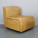 Canapé modulaire en cuir Wittmann Hochbaret des années 1970, Autriche