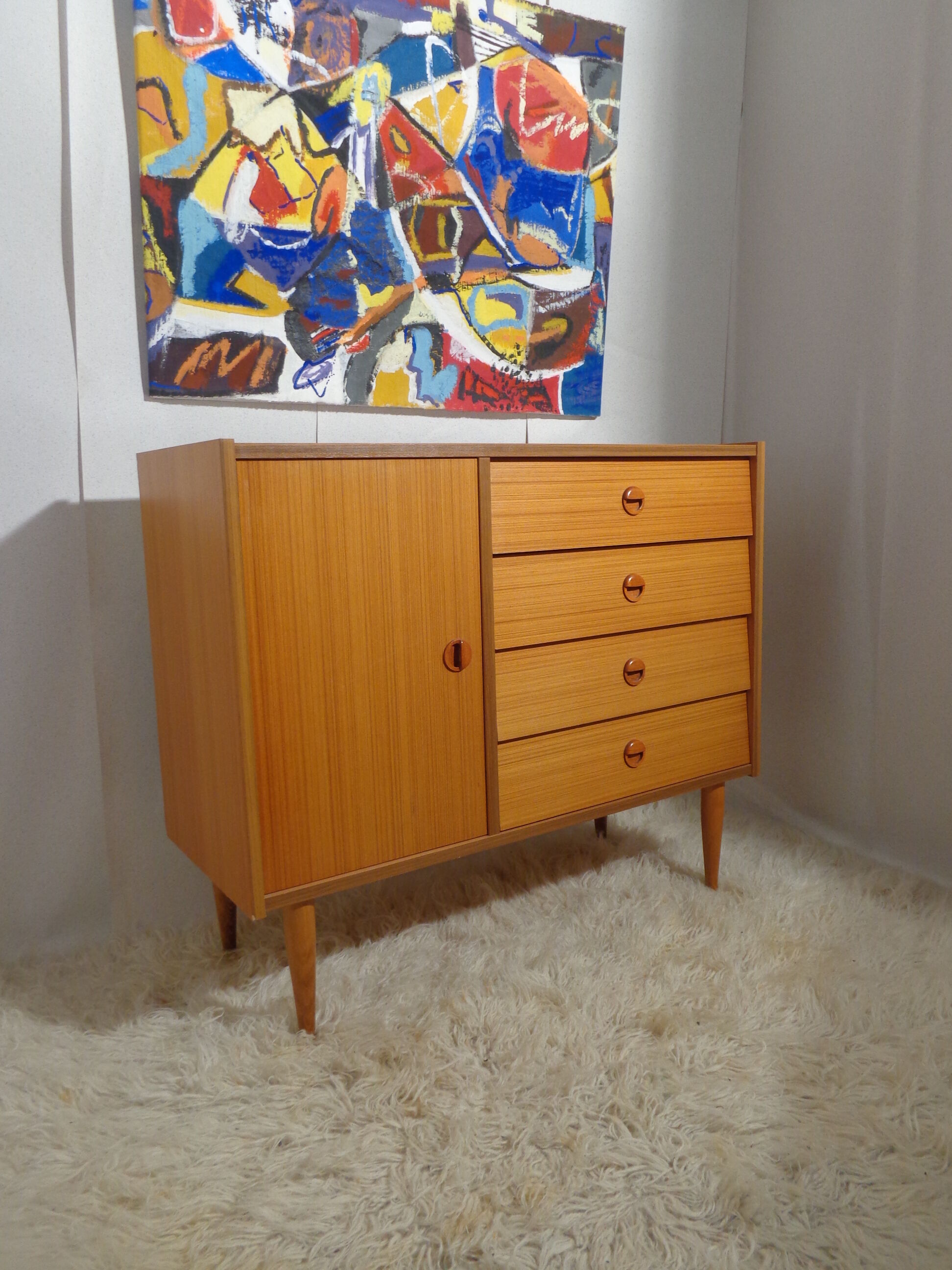 Scandinavian vintage dresser from the 60s