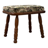 Wooden stool with cushion