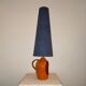 Ceramic lantern lamp 50s 60 orange