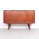 Danish design teak highboard, 1960s