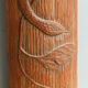 Carved bamboo vase, Japan