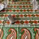 Nappe vintage en tissu malgache