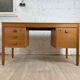 Vintage scandinavian oak office, 60s