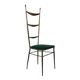 High-back Chiavari chair by Gaetano Descalzi, Italy, 1950
