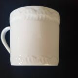 Set of six coffee cups and saucers, Limoges, Goumot Labesse