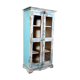 Armoire vitrée en teck birman