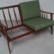 Sofa seat 2 places 60s vintage