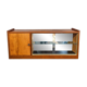 Vitrine murale Mid-Century noyer – années 1950